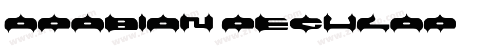 Arabian Regular字体转换